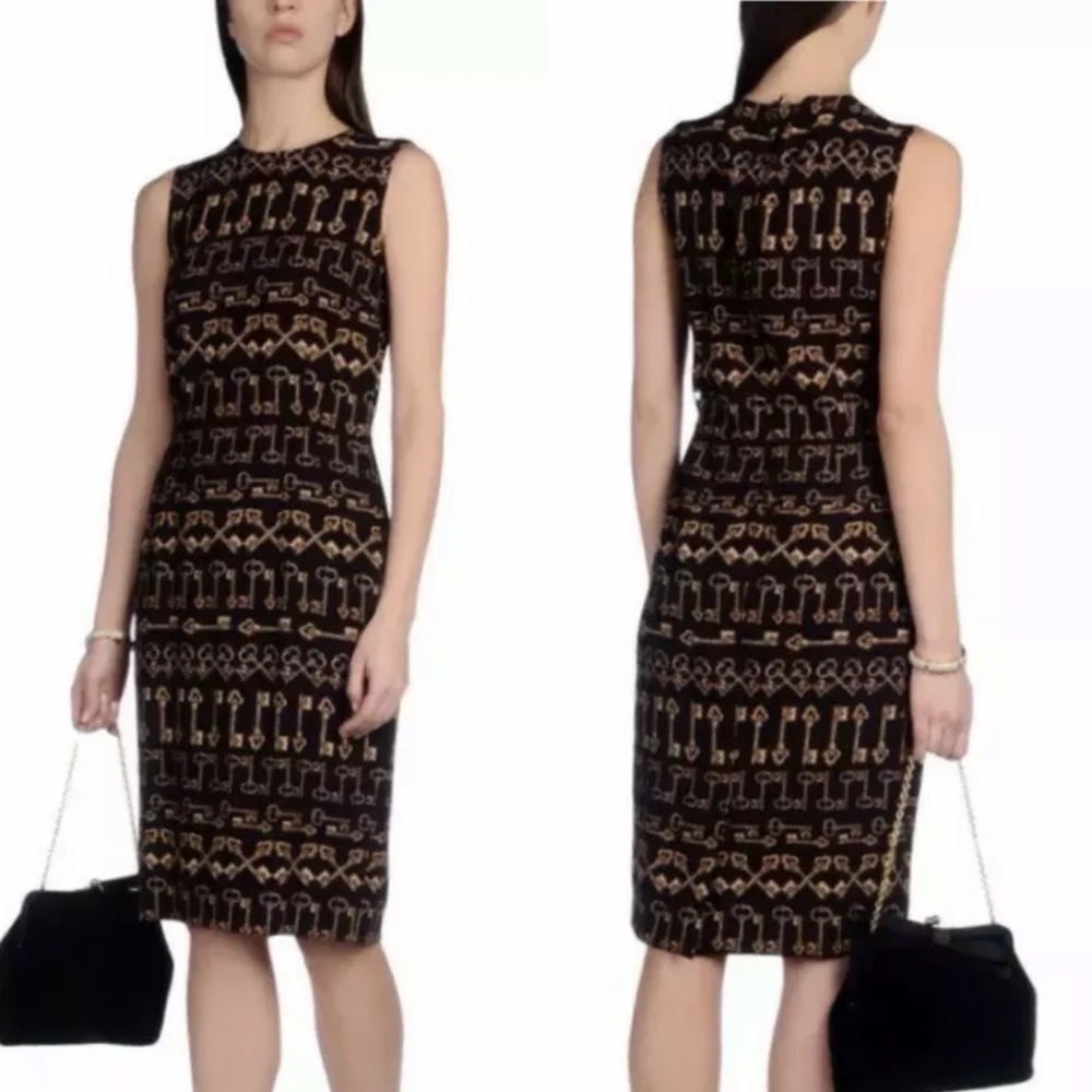 Dolce & Gabbana black key dress size it 42 / US6
